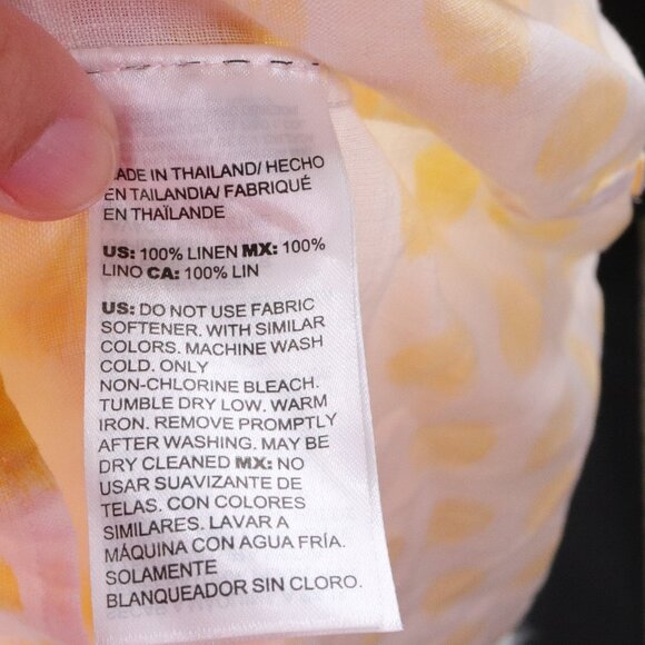 Chicos | No Iron Long Sleeve Linen Top 4 / 20 - Picture 6 of 6